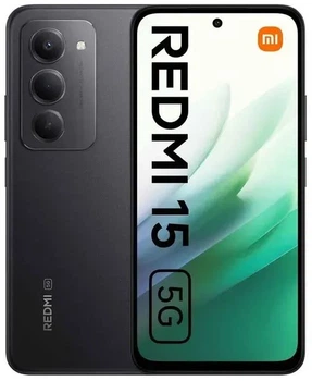 Смартфон Xiaomi Redmi 15 5G 4/128GB Midnight Black_EU – фото