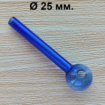 Стеклянная трубка для курения Maga Oil Blue 10 см./25 мм.