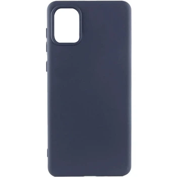 Чехол Silicone Cover Lakshmi (AA) для Samsung Galaxy A71 Синий / Midnight Blue