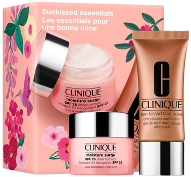 Zestaw Clinique Sunkissed Essentials Moisture Surffe krem z filtrem SPF 25 nawilżający 30 ml + Sun-Kissed Face Gelee Complexion Multitasker 30 ml (192333293690)