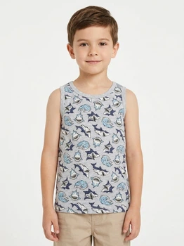 Майка Primark сірий в візерунки FSUAV948 116