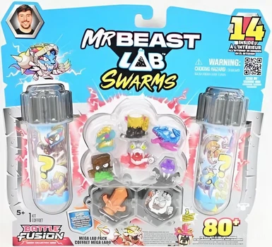 Mega zestaw figurek COBI MrBeast Lab Swarms 14-pak (24876) (5902251501297)