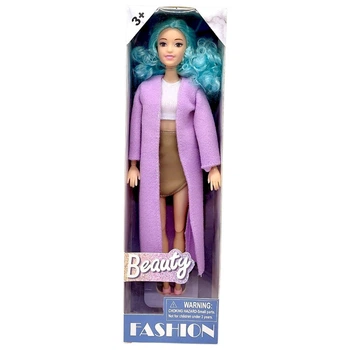 Лялька в пальто Fashion Beauty 29см (БУЗКОВА) MIC ST9986-16