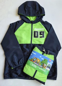 Ветровка куртка с сеткой внутри Minecraft 146-152 см для мальчиков 525688