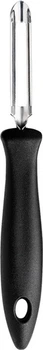 Овочечистка Fiskars Essential з рухомим лезом чорна 6 см (6424002015659)