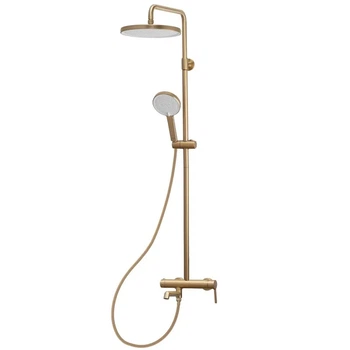 Душова колона із змішувачем Koer KB-56029-12 3 функції, колір матове золото (KR5503) KR5503