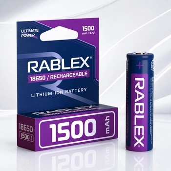 Аккумулятор Rablex 18650 1500mAh Li ion 3 7V