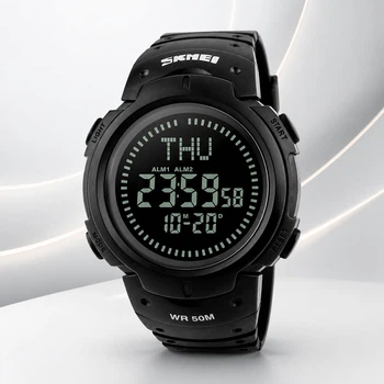 Мужские часы SKMEI 1231BK Compass Черный