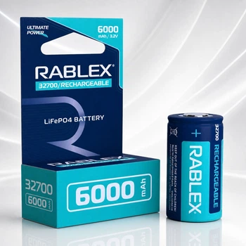 Аккумулятор Rablex 32700 LiFePO4 6000mAh 3.2V