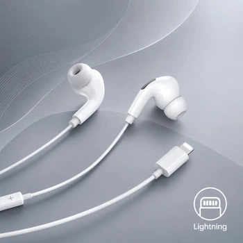 Навушники гарнітура HOCO M111 Lightning Pro Primero Білий