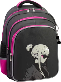 Рюкзак школьный Maxi 15" 28.5x12.5x37.5 см 13.5 л Черный (MX85160)