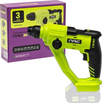 Młotowiertarka udarowa Nas SMART NS-RH-20V-B 1.5J bez akumulatora i ładowarki (5905842532069)