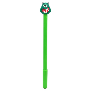 Детская гелевая ручка "Horror" A082(Green) синий, 16,5 см