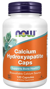 Calcium Hydroxyapatite NOW Foods Calcium Hydroxyapatite 120 kapsułek (733739012531)