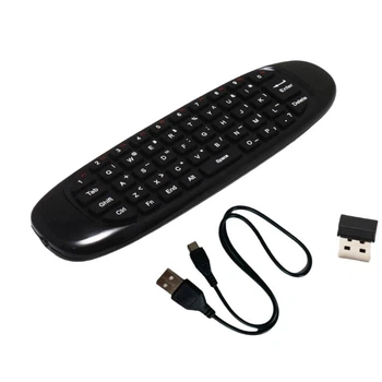Аеромиш з клавіатурою (пульт з гіроскопом) Air Mouse GTM I8 C120 Black