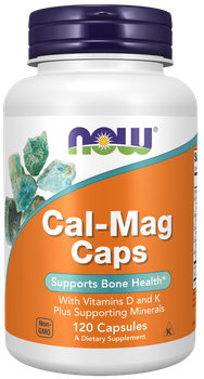 Minerały NOW Foods Cal-Mag Caps 120 kapsułek (733739012654)