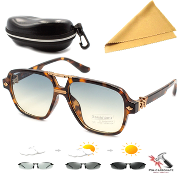 Окуляри для водіїв фотохромні New line Polarized photochrome blue.