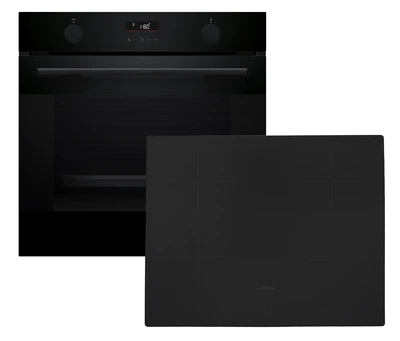 Комплект Духова шафа електрична Bosch Serie 4 HUA736EA0T + Варильна поверхня індукційна Bosch PUG61KAA5E