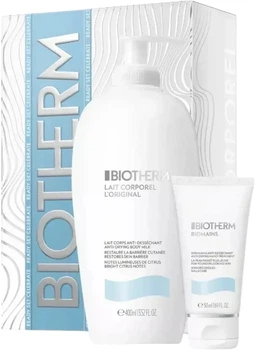 Zestaw kosmetyków pielęgnacyjnych Biotherm Mleczko do ciała 400 ml + Krem do rąk 50 ml (3614274679724)