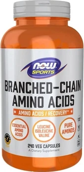 Suplement diety Now Foods Branched-Chain Amino Acids 240 kapsułek (733739000545)