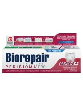 Професійна зубна паста Biorepair Peribioma для догляду за яснами та відновлення балансу мікрофлори ротової порожнини 75 мл