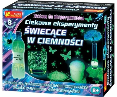Zestaw do eksperymentów naukowych Ranok-Creative Ciekawe eksperymenty Świecące w ciemności 23970 (4823076123970)