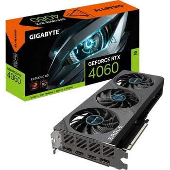Видеокарта GeForce RTX 4060 8Gb GDDR6 GIGABYTE Egle OC (GV-N4060EAGLE OC-8GD)