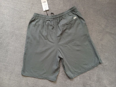 Легкие шорты Jack & Jones L серые Relaxed Fit вискоза + лен летние