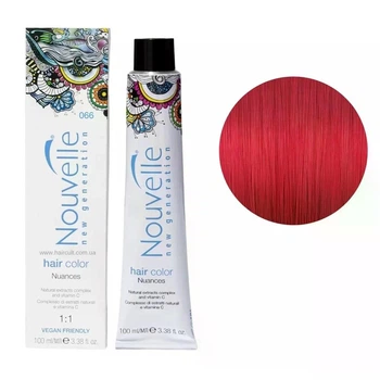 Фарба для волосся Nouvelle Hair Color 066 Червоний 100 мл