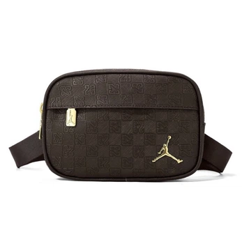 Сумка через плечо Jordan Monogram в шоколадном цвете.