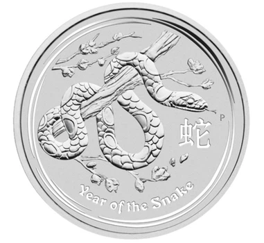 Колекційна срібна монета «Lunar II – Рік Змії» 31,1 г 2013 рік