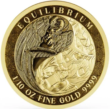 Колекційна золота монета “Equilibrium - Рівновага” 3,11 г 2024 рік