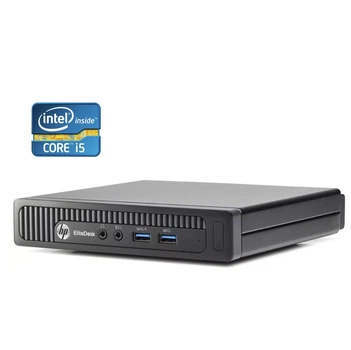 Неттоп Б-класс HP EliteDesk 800 G1 Mini USFF / Intel Core i5-4570S (4 ядра по 2.9 - 3.6 GHz) / 4 GB DDR3 / 120 GB SSD / Intel HD Graphics 4600 б/у