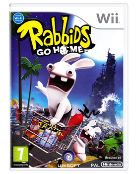 Игра Nintendo Wii Rabbids Go Home Europe Английская Версия Б/У