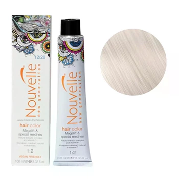 Фарба для волосся Nouvelle Hair Color 12/20 Блондин аметистовий 100 мл