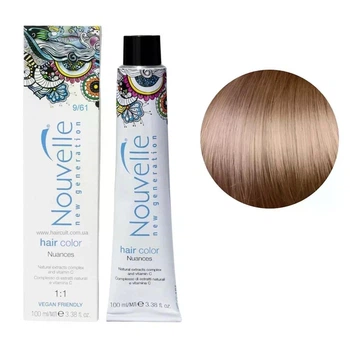 Фарба для волосся Nouvelle Hair Color 9/61 Попелястий блондин 100 мл