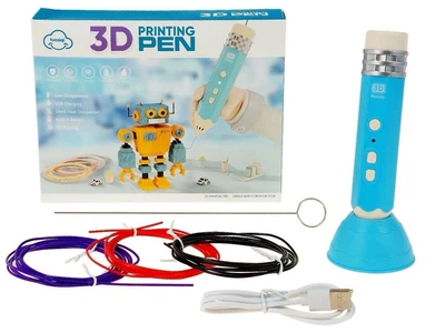 3D-ручка для творчества Adar с LCD-дисплеем + Блок питания и набор нитей (27055) (5901271627055)
