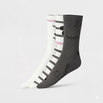 Носки набор 3 пары для женщины Disney SOFT COMFORT LYCRA® 464561-2 35-38 Комбинированный