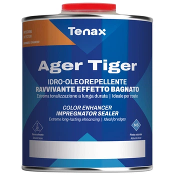 Пропитка защитная Tenax Ager Tiger 1 л отталкивающая антиграфити с мокрым эффектом для камня кварца