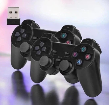 Ретро приставка X9 8K 64GB 30000 игр HDMI система с 2 джойстиками для телевизора черная