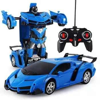 Машинка Трансформер Lamborghini Robot 2667 pr3772 синя.