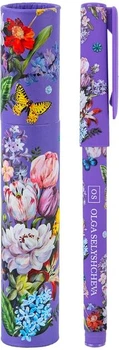 Ручка шариковая Axent Olga Selyshcheva Secret Синяя в картонном пенале (AB1098-05-02/01/P-A)