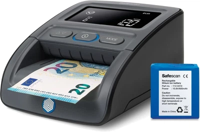 Детектор банкнот Safescan 155-SX EU валюта Чорний Б/В