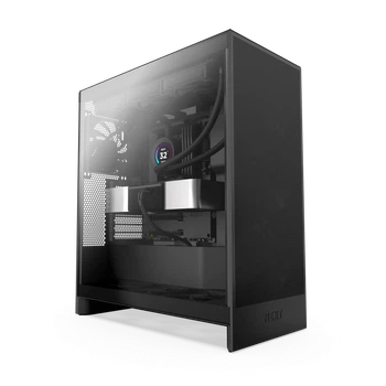 Корпус NZXT H7 Flow All / Mid-Tower / ATX, E-ATX / Mesh-панель / 3x120мм вент. / Стеклянное окно / Черный