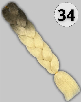 Канекалон Jumbo Braid колір блонд (Арт. 34)