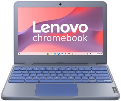 Ноутбук 11.6" Lenovo IdeaPad Slim 3 Chromebook 11IJL9 Intel Celeron N4500 RAM 4GB eMMC 64GB 11год батарея ChromeOS (UKR) - Уценка
