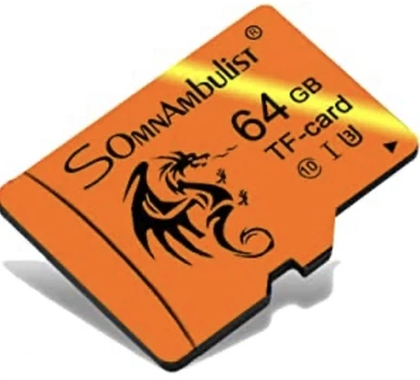 Карта памяти SomnAmbulist micro SD XC 64Gb U3 V30 A1 class 10 карта памяти кодак 64ГБ микросд microsdxc 4K 108