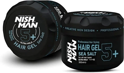 Гель для стилизации волос Nishman Styling Gel Ultra Hold 5+ Sea Salt 300 мл