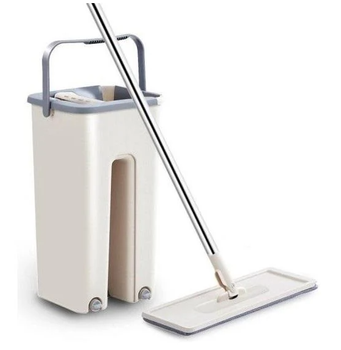 Швабра мікрофібра Cleaner 360 з віджимом + ведро, зручна конструкція