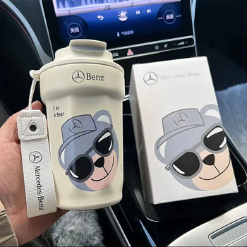 Термочашка mercedes термокружка мерседес термос с мишкой и брелком